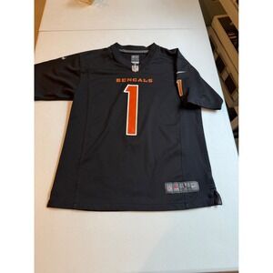 Nike Ja'Marr Chase Cincinnati Bengals Youth Large Jersey Black NFL On Field 1